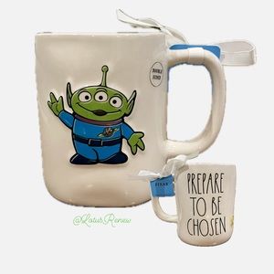 NEW❗️NWT Rae Dunn Disney/Pixar Double-Sided Toy Story “Prepare to be Chosen” Mug